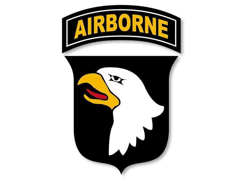 101st Airborne Screaming Eagles Sticker - 3x4 in Army Logo