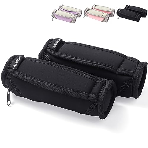 AceSpear 4 lb x 2 Soft Dumbbells - Reusable Hand Weights for Walking, Running, Aerobics (Black, 2 x 4 lb)