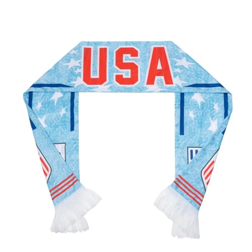 World Cup 2026 Scarf - Double-Sided Vintage Souvenir for Soccer Fans