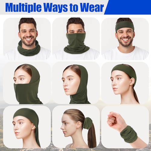 Breathable Cooling Neck Gaiter Face Mask - UV Protection - Combo 3
