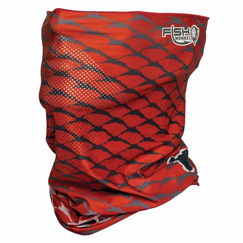 Fish Monkey UPF 50+ Sun Protection Face Guard - One Size Tarpon