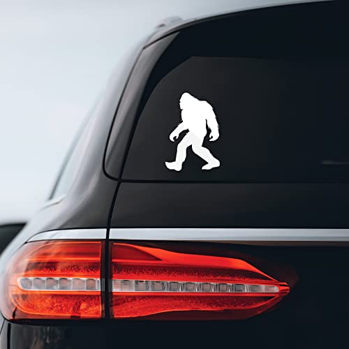 Bigfoot Silhouette Vinyl Decal Sticker - 4" x 6" for Car & Laptop