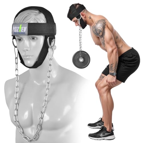 Neck Harness for Strength Training - Adjustable Chin Straps