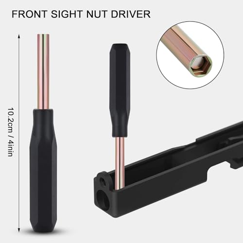 Glock Front Sight Removal Tool Kit - Magazine Disassembly & Pin Punch