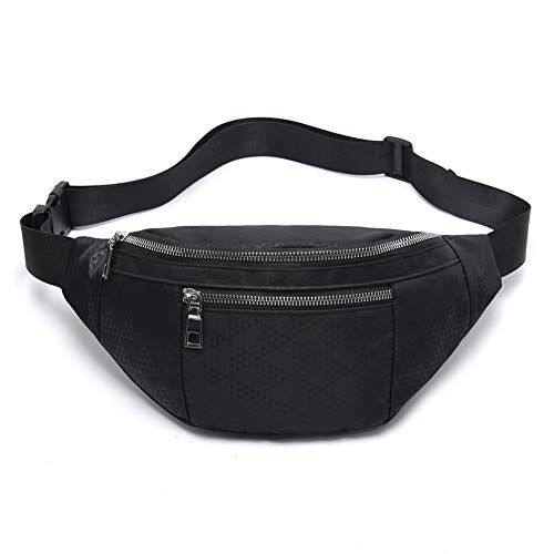 Water Resistant Fanny Pack for Travel & Outdoor Sports - Black