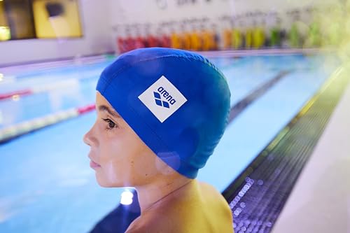 Kids' Fabric Swim Cap - Arena Junior Unix II - Black