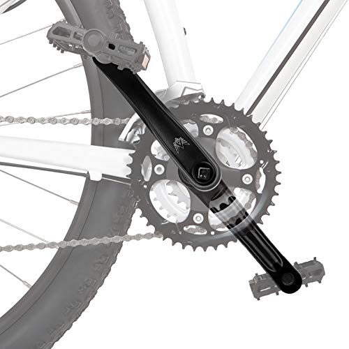 Crank Arm, 170mm Alloy Crank Left Arm, Replacement Left Hand Crank Arm, Available in Hole, Black