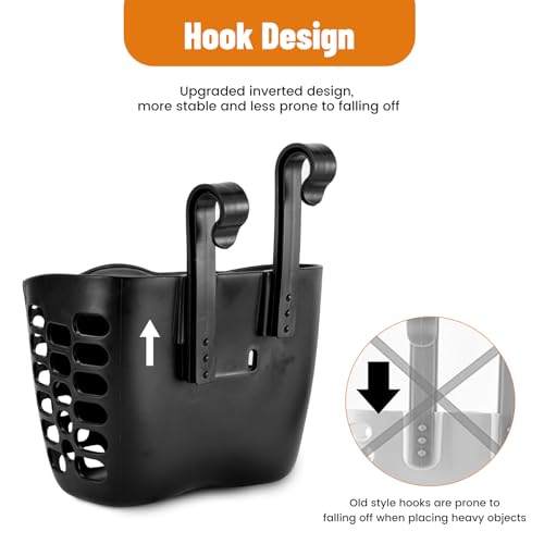 Kids Bike Basket - Children's Front Bicycle Basket with Adjustable Straps, Waterproof & Durable for Boys & Girls