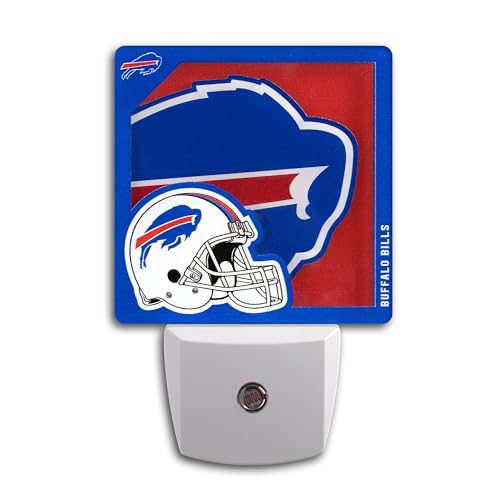 YouTheFan NFL Buffalo Bills Logo Night Light - 3D Team Spirit Lamp