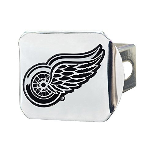 NHL Detroit Red Wings Chrome Hitch Cover - Fits 2" Hitches
