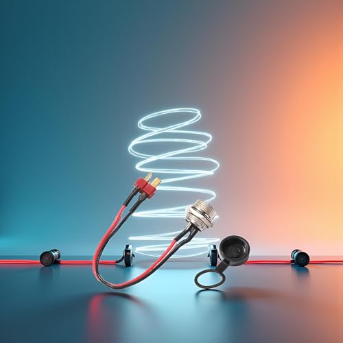 Electric Scooter Charging Cable - 10-Inch Scooter Battery Power Plug