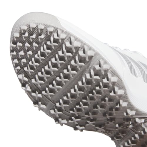Women's Spikeless Golf Shoes - White/Grey Two/Silver Metallic