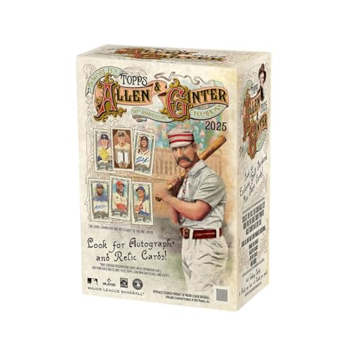 Allen & Ginter Baseball Blaster Box - 8 Mini Cards & Inserts