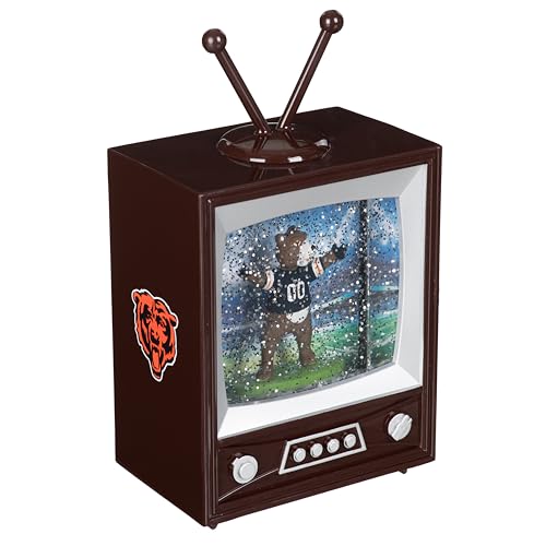 NFL Chicago Bears Snow Globe Lantern - Vintage TV Water Globe