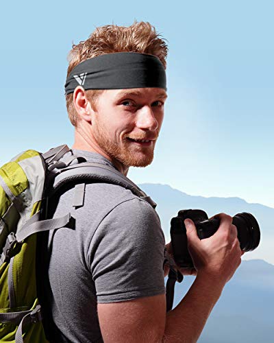 Vgogfly Running Headbands for Men Sweatbands Sports Sweat Bands Mens
