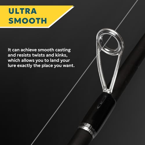Ultra Smooth Monofilament Fishing Line - 12LB Clear Nylon String 300m