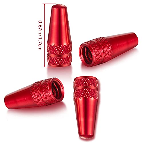 40 Pcs Anodized Aluminum Presta Valve Caps - Multi Color