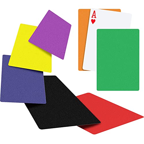 28 Pcs Poker Size Cut Cards - Plastic Casino Cards, 6.35 x 2.5 Inches