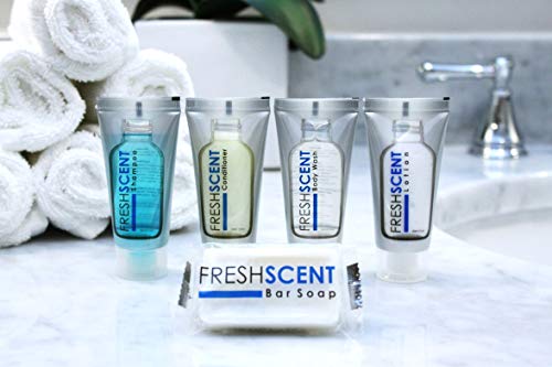 Freshscent 1oz Hotel Travel Size Lotion Pack of 100 - Bulk Hospitality Amenities