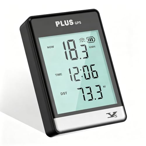 Wireless GPS Bike Computer - 3.26" Large Screen, IPX6 Waterproof