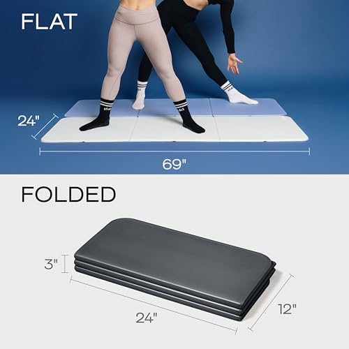Foldable Yoga Mat - Non-Slip Portable Exercise Mat - Iron