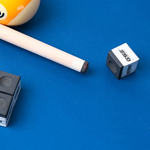 Billiard Pool Cue Chalk 12-Pack - Professional Quality, Black