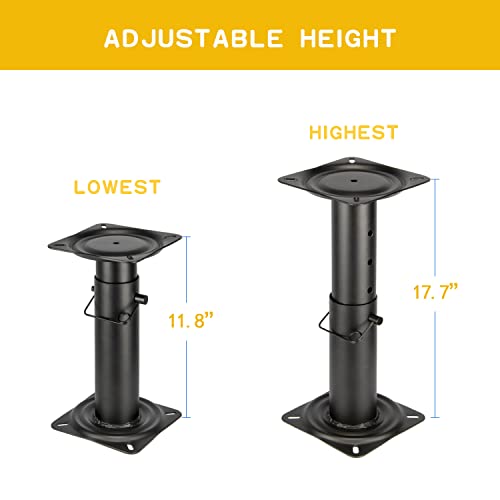 Universal Heavy Duty Metal Boat Seat Base Mount,Seating Accessory
