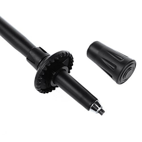 Rubber Trekking Pole Tips - Durable Replacement Tips for Hiking Poles (6 Pack)