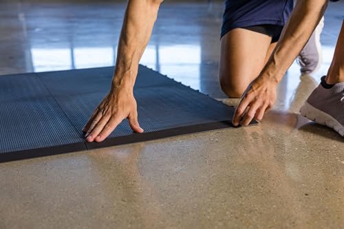 Interlocking Floor Tile Edge & Corner Trim - 10 Edges & 4 Corners