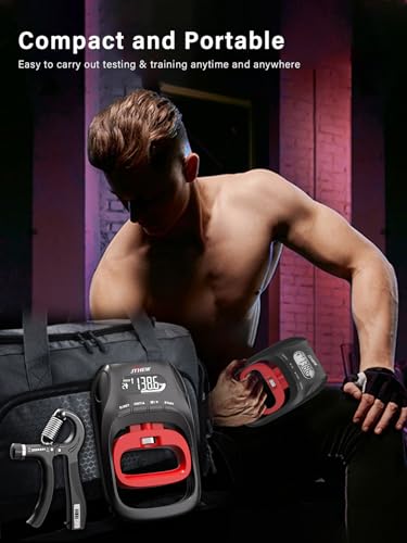 Grip Strength Tester & Trainer - Electronic Hand Dynamometer 400lbs