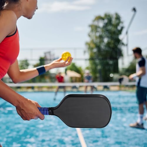 Black Pickleball Paddle Grip Tape 2-Pack - Anti-Slip Overgrip for Enhanced Control