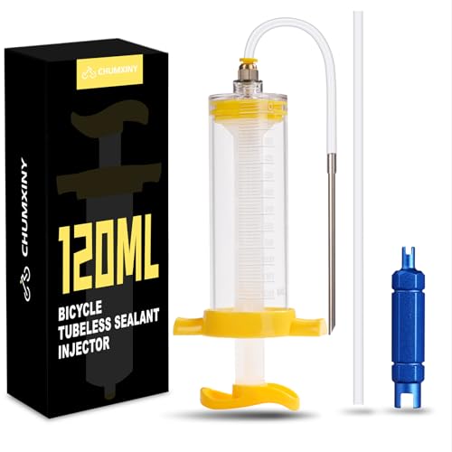 Tubeless Tire Sealant Injector - 120ml with Push-in Connector