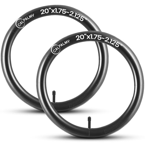 20 Inch Kids Bike Inner Tubes - 2 Pack, Schrader Valve, Heavy-Duty