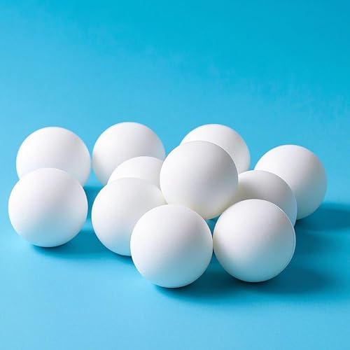 30 Pack Table Tennis Balls - 40mm White Fun Balls for Parties