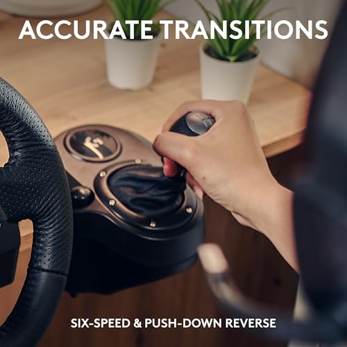 Logitech G Driving Force Shifter (G29/G920/G923) – Six-Speed H-Pattern, PC/Console