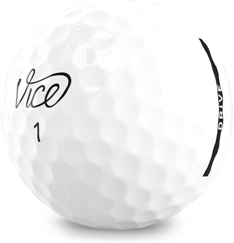 Vice Drive Golf Balls - Premium Performance White Golf Balls for Maximum Distance