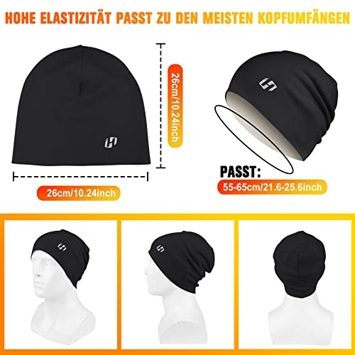 Thermal Running Hat - Unisex Skull Cap Beanie for Cycling