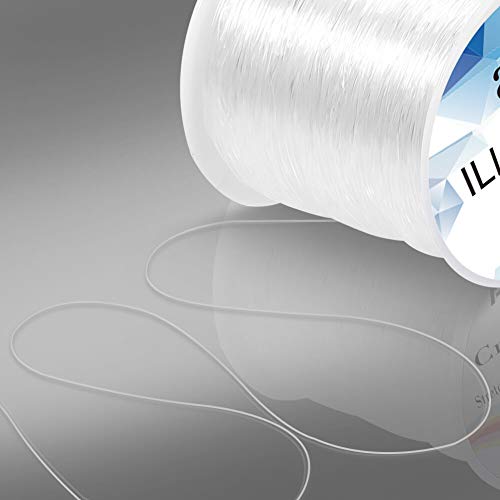 Clear Fishing Wire - 0.3mm, 15lb Monofilament Line for Hanging Decorations