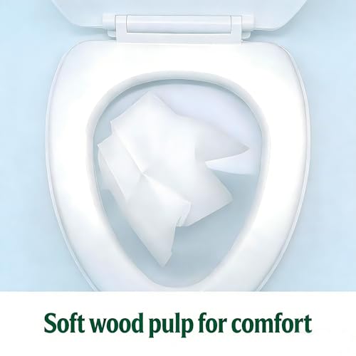 Disposable Toilet Seat Covers - Flushable Travel Pack of 20