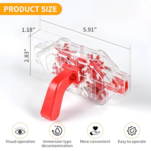 Bike Chain Cleaner Tool Kit - Bicycle & Motorcycle Chain Cleaning Machine