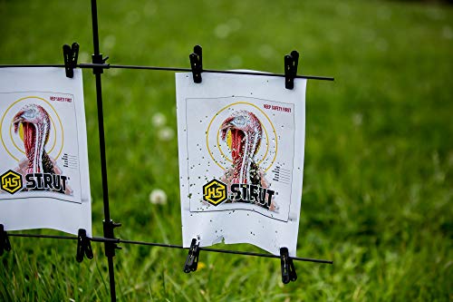 Turkey Hunting Practice Targets - 11x11 Inch Paper Shooting Targets - 12 Pack
