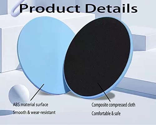 Dual Sided Gliding Discs - Core Fitness Trainer - Blue
