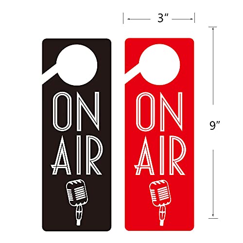 Do Not Disturb Door Hanger Sign - 2 Pack Double-Sided PVC