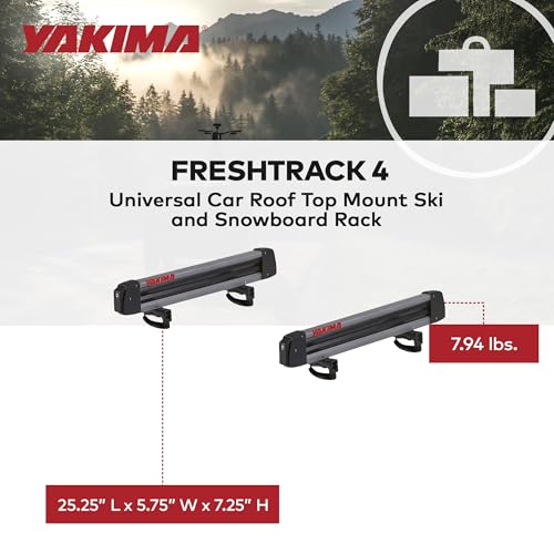 FreshTrack 4 Ski & Snowboard Mount - Carries 4 Skis or 2 Boards