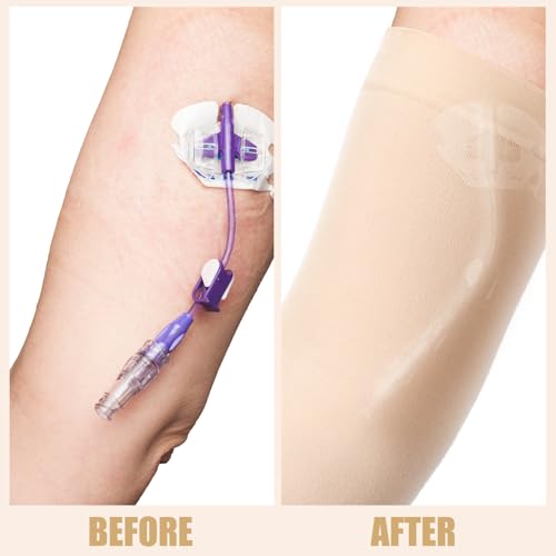 PICC Line Sleeve Covers - 4 Pcs Upper Arm, Skin Color