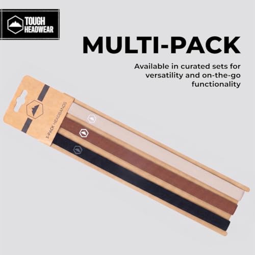 Tough Headwear Athletic Headband Set - Thin Headbands for Women