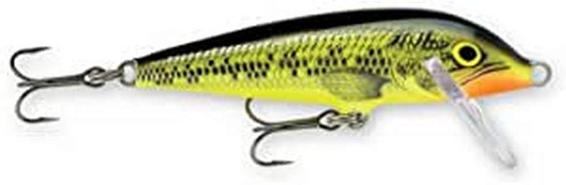 Rapala Countdown 01 Fishing lure, 1-Inch, Fire Minnow Silver, 5