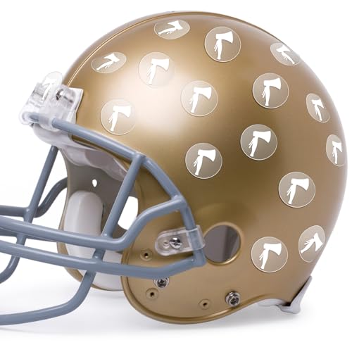 Softball Helmet Stickers - White on Clear, 200 Count