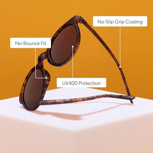 Polarized Sunglasses for Women - UV400, No Slip, Multi Colors