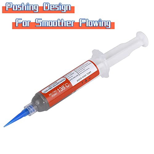 Wonderway Sn42/Bi58 T4 Lead Free Solder Paste No Clean, 138¡É Melting Point (30gx4packs)